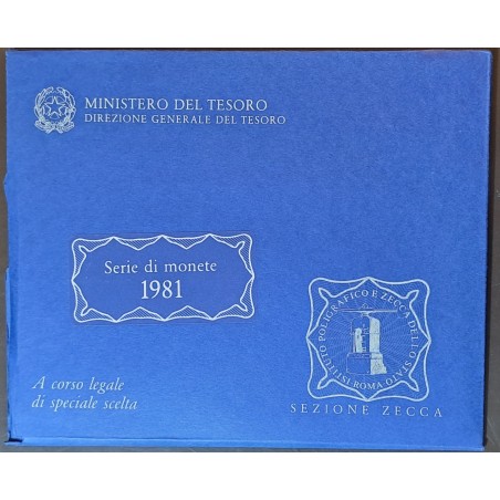 Italia 1981 - Divisionale FDC con argento in confezione originale