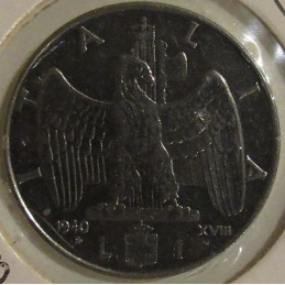 1941 Lire 1 Impero XVIII...