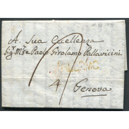 1795 Via di mare - Lettera...