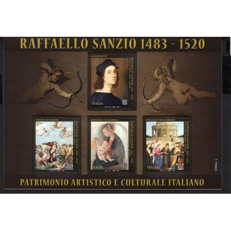 2020 Italia Bf. n. 117 Raffaello MNH