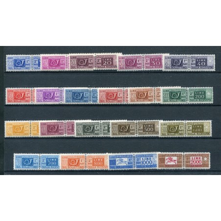1955/73 Pacchi Postali n. 82/105 MNH
