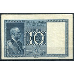 Lire 10 Impero - 1939 XVIII...