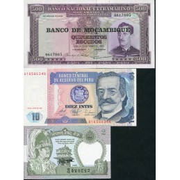 Lotto di 11 Banconote...