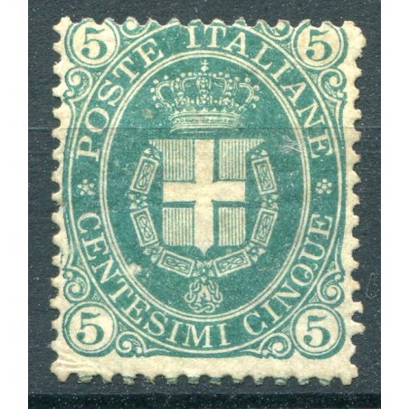 1889 Italia Stemma Sabaudo, cent.5 , n.44 MH