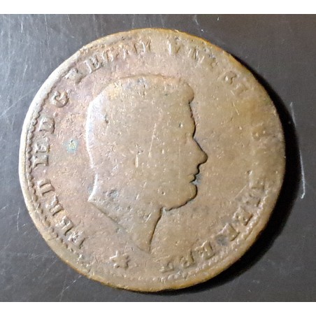 Ferdinando II - 1852 - Tornese, Gigante n. 296