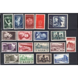1952/56 SAAR lotto di...