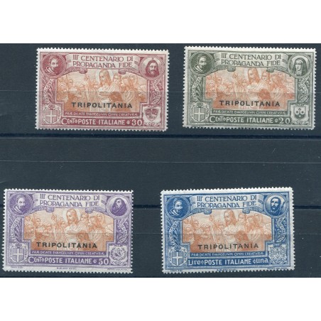1923 Tripolitania Propganda Fide n.1/4 MNH Cat. 150