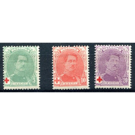1914 BELGIO CROCE ROSSA ALBERTO I  MH CAT € 22 H567