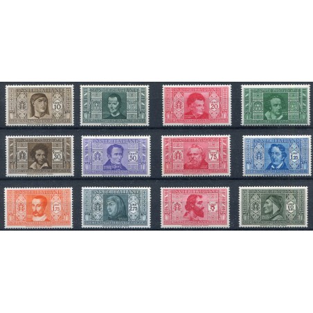 1932 Pro Dante Alighieri, n. 303/14 MNH. Cat 500.