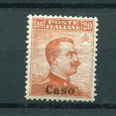 1917 REGNO EGEO CASO SOVRASTAMPATO N.9  CAT. 220 MH  PIC281