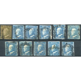 1859 Sicilia lotto di n.11...