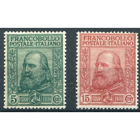 1910 Italia Garibaldi, n. 87/88 MNH. Cat. 650