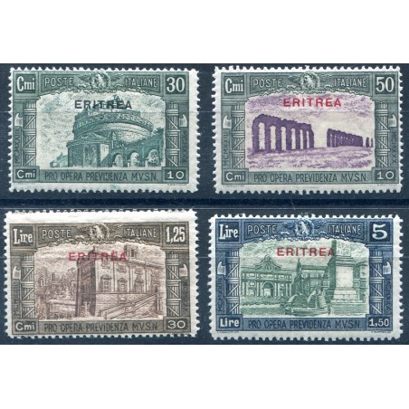 1930 Eritrea Milizia III° n. 170/73 MNH Cat. 1,000
