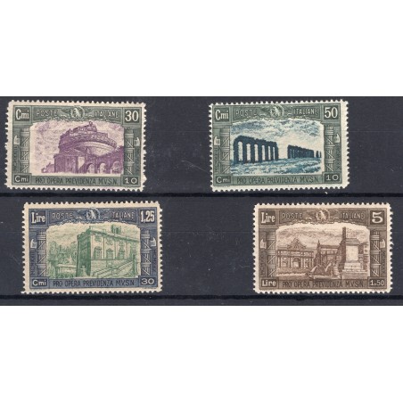 1930 Italia Milizia III° n.272/75 MNH Cat. 115