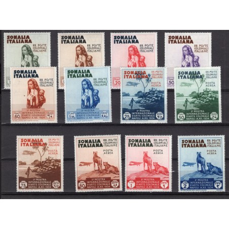 1934 Somalia II° Mostra Coloniale n.193/98+A41/44 mnh cat. 280