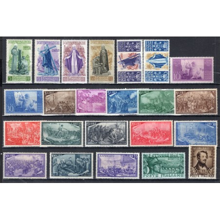 1948 Italia Repubblica annata MNH cpl + ex.  cat. 935
