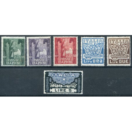 1923 Italia Anniversario Marcia su Roma n. 141/46 MNH. Cat. 350.