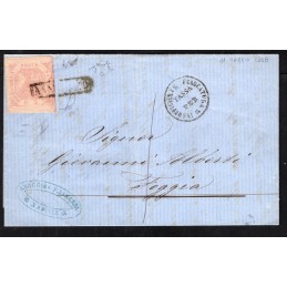 1858 Napoli lettera per...