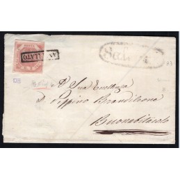 1858 Napoli lettera da...