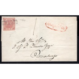 1858 Napoli lettera da...