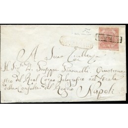 1858 Lettera per Napoli con...