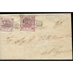 1858 Lettera per Napoli con...