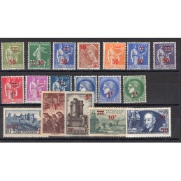 1940/41 Francia francobolli...