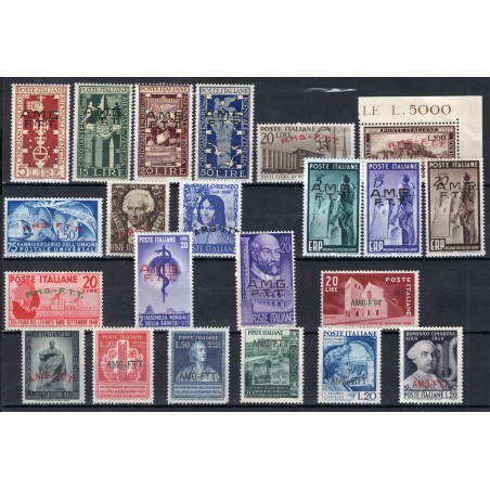 1949 Trieste A annata cpl MNH