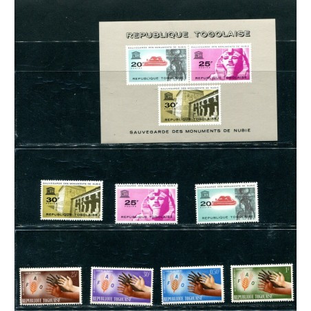 1963 REPUBBLICA TOGOLESE  BF + STAMPS     MNH  H706