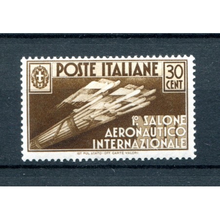  1935 ITALIA REGNO SALONE AEREONAUTICO C.30 N.385   MNH  I186