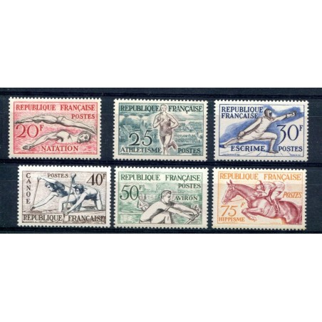 1953 FRANCIA OLIMPIADI DI HELSINKI  N.960/65 MNH  I371