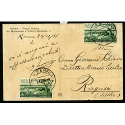 1936 CARTOLINA DI ROMA CON...