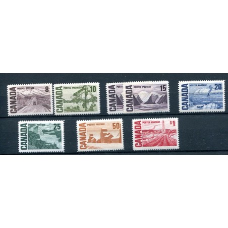 1967/72 CANADA SERIE PAESAGGI MNH   I434