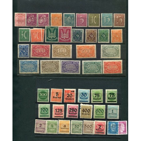 1922/41 Germania piccolo lotto di francobolli mh   Pic521