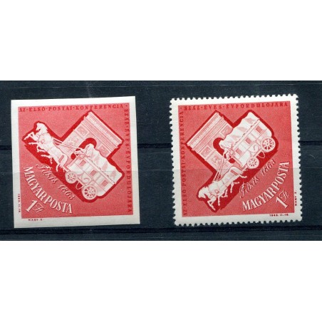1963 Ungheria \\\\\\\" SOCPHILEX \\\\\\\" dent. non dent. MNH