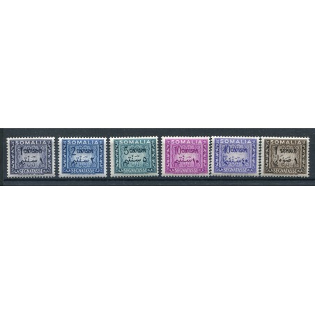 1950 Somalia A.F.I.S. Segnatasse n.1/6 mnh cat.180