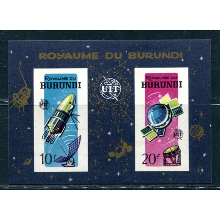 1965 BURUNDI UIT SPAZIO BF. N.7    MNH  D430