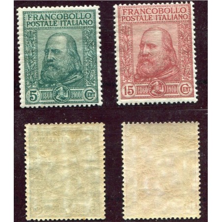 1910 Italia Regno Garibaldi n.87/88   mnh