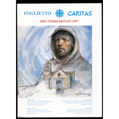 1997 Vaticano Folder Pro Terremotati 1997