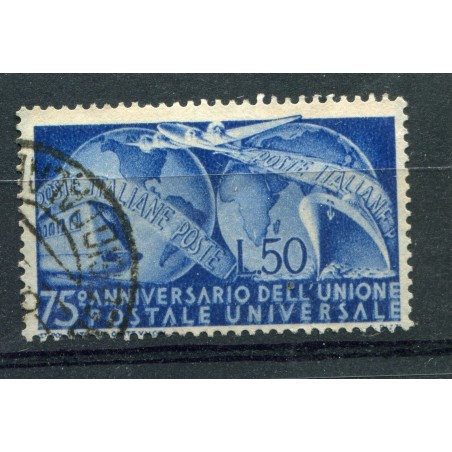 1949 ITALIA 75° ANNIVERSARIO UPU USATO GNT860