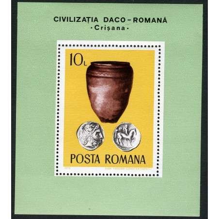 1976 Romania Civilizatia Daco Romana Bf. mnh