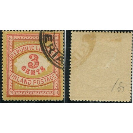 1897 LIBERIA POSTAGEDUE USED AL325
