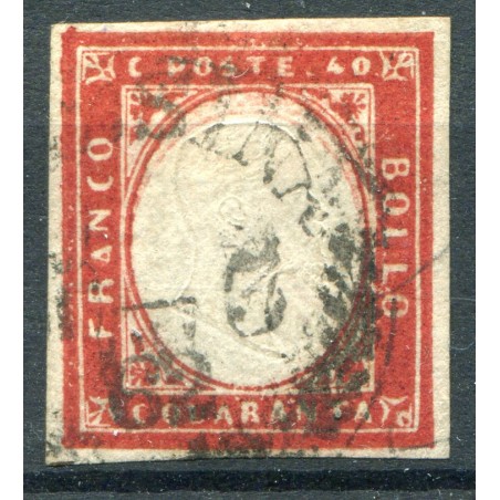 1863 Sardegna c. 40 n. 16 usato