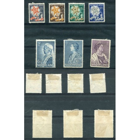 1933/34 Olanda piccolo lotto di francobolli mh