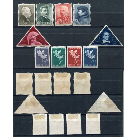 1936 Olanda piccolo lotto di francobolli mh
