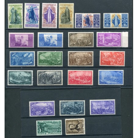 1948 Italia Repubblica annata cpl + ex.  cat. 935